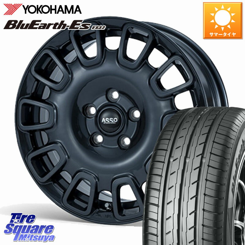 ASSO Partire10°専用ボルト付属 ホイール 16インチ 16 X 6.5J(PEUGET RIFTER K9P) +45 5穴 108 YOKOHAMA R6302 BluEarth-Es ES32 ヨコハマ 215/65R16 プジョー リフター