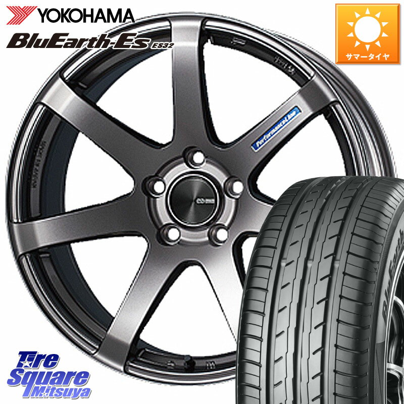 ENKEI エンケイ PerformanceLine PF07 DS ホイール 18 X 8.0J(BMW F40) +50 5穴 112 YOKOHAMA R2470 BluEarth-Es ES32 ヨコハマ 225/40R18 BMW 1シリーズ F40