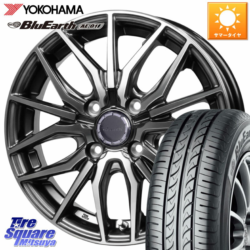 HotStuff Precious AST M4 プレシャス アスト M4 4H ホイール 14インチ 14 X 4.5J +45 4穴 100 YOKOHAMA F8321 BluEarth AE01F ヨコハマ 165/70R14 Mx27/37/47Sソリオ・デリカD2 ハスラー MAx6S系ソリオ