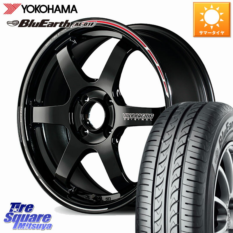 RAYS 【欠品次回2~3月】 TE37 SONIC TIME ATTACK EDITION 鍛造 ホイール 16インチ 16 X 6.5J +46 4穴 100 YOKOHAMA F8323 BluEarth AE01F ヨコハマ 185/55R16 ヤリス スイフト4穴