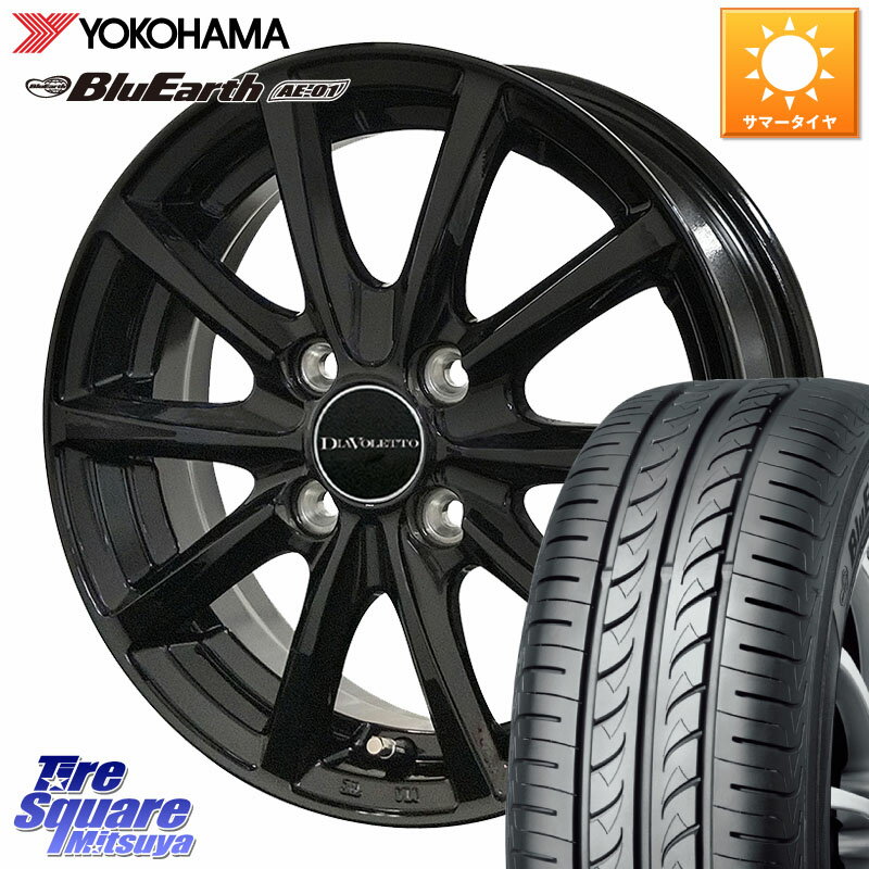 コスミック DIAVOLETTO D.TEN ホイール 15インチ 15 X 4.5J +43 4穴 100 YOKOHAMA R0736 BluEarth AE01..
