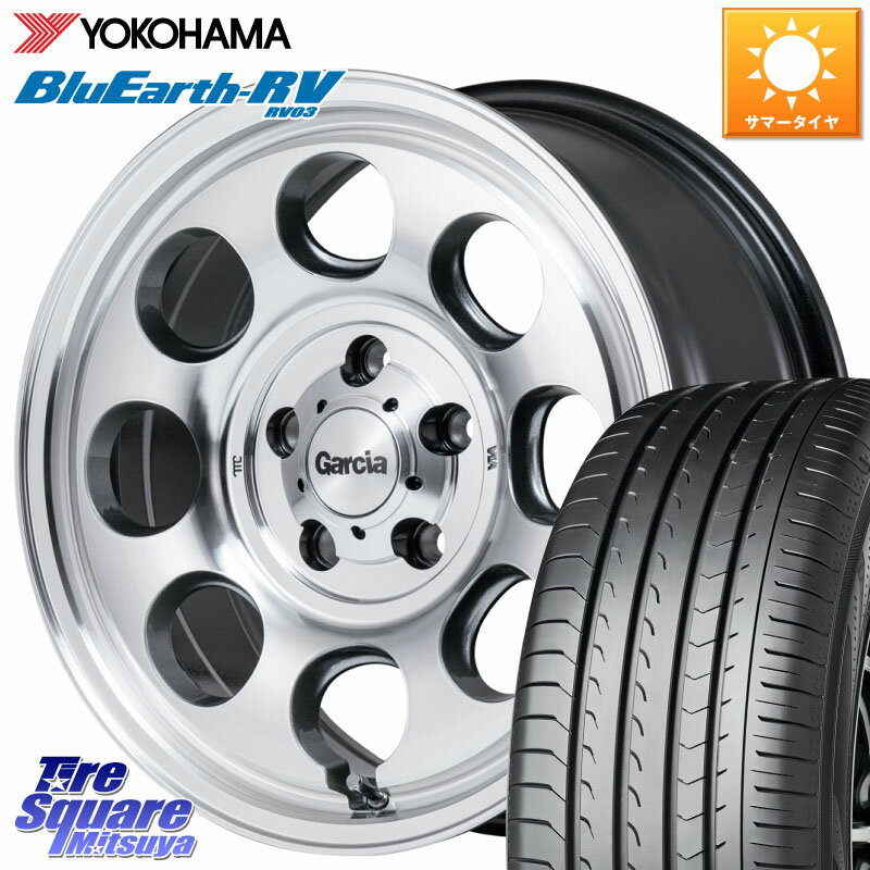 MANARAY MID Garcia Palm8 ガルシア パーム8 PO JIMNY ホイール 16インチ 16 X 5.5J +20 5穴 139.7 YOKOHAMA ブルーアース ミニバン RV03 ヨコハマ 215/65R16 ジムニー専用(要オーバーフェンダー等)