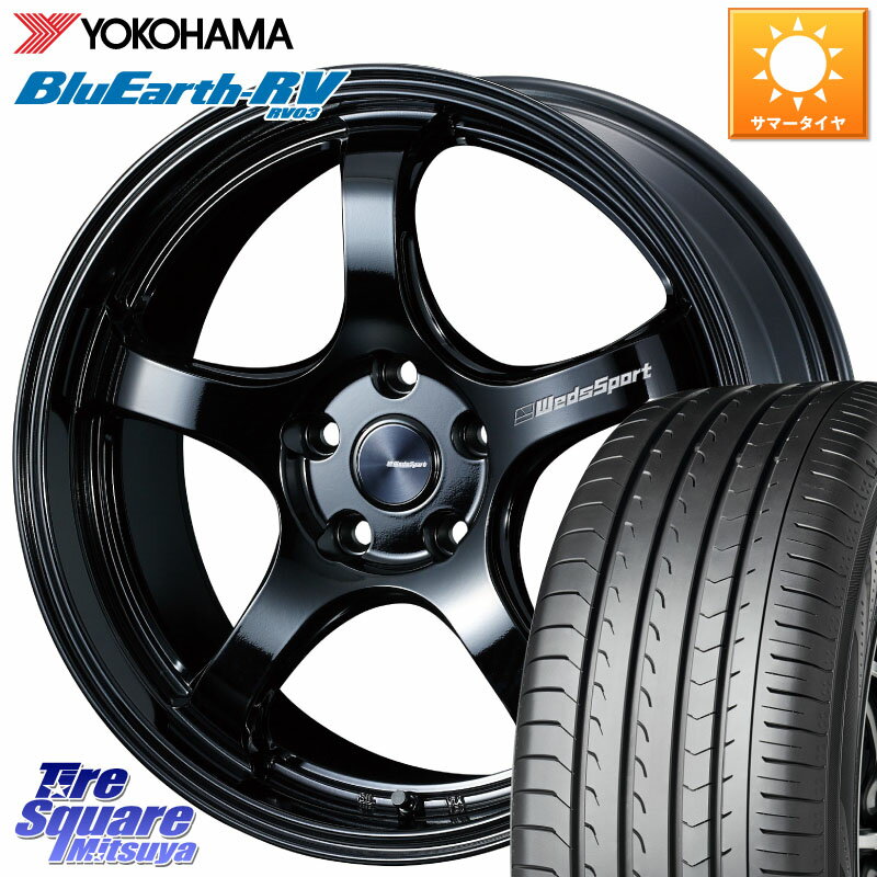 WEDS 72770 RN-05M ウェッズ スポーツ ホイール 18インチ 18 X 8.5J(BMW G01) +38 5穴 112 YOKOHAMA R7624 ブルーアース ミニバン RV03 ヨコハマ 225/60R18 BMW X3 G01/G08