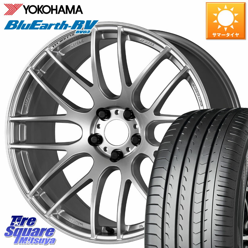 WORK ワーク EMOTION エモーション M8R 20インチ 20 X 8.5J +38 5穴 114.3 YOKOHAMA ブルーアース ミニバン RV03 ヨコハマ 245/40R20 30系アルファード 30系ヴェルファイア 20系アルファード