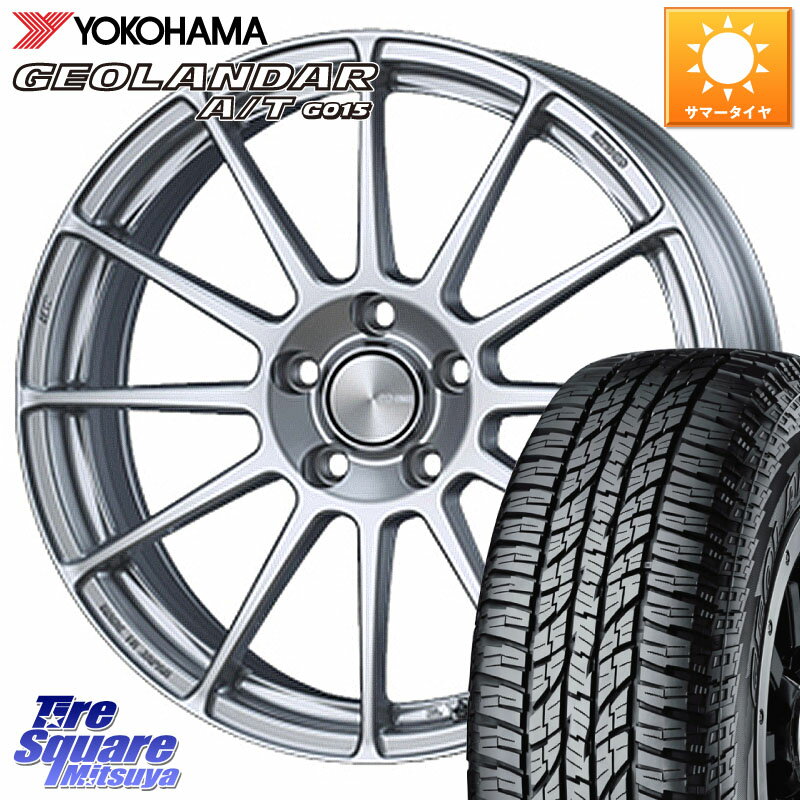 ENKEI エンケイ PerformanceLine PF03 ホイール 17 X 7.0J +48 5穴 114.3 YOKOHAMA R6211 GEOLANDAR G015 AT A/T アウトラインホワイトレター ヨコハマ 225/60R17 E52エルグランド ZR-V レヴォーグレイバック SL系フォレスター SK系フォレスター