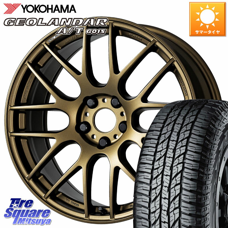 WORK ワーク EMOTION エモーション M8R 18インチ 18 X 7.5J +53 5穴 100 YOKOHAMA R2231 GEOLANDAR AT G015 A/T ブラックレター ヨコハマ 225/55R18 GT系スバルXV