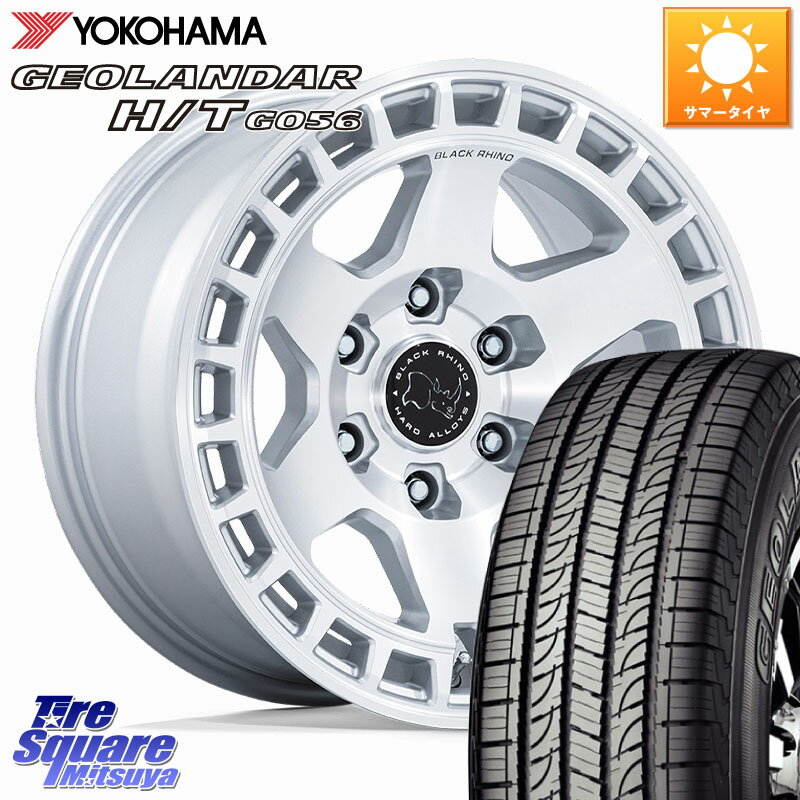 BLACK RHINO BAHARI バハリ ホイール 17インチ 17 X 8.5J +25 6穴 139.7 YOKOHAMA R0506 GEOLANDAR HT G056 H/T ヨコハマ 275/65R17