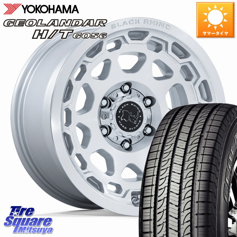 BLACK RHINO CONGO コンゴ ホイール 17インチ 17 X 8.5J +35 6穴 139.7 YOKOHAMA F9252 GEOLANDAR HT G056 H/T ヨコハマ 265/65R17 トライトンGSR