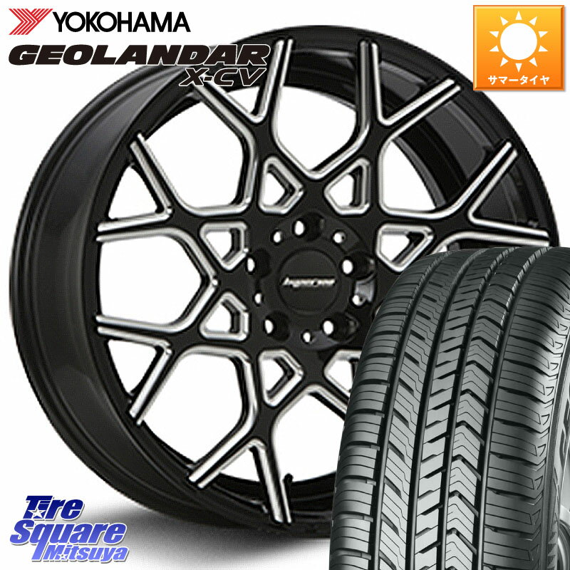 MLJ huperion ハイペリオン CVZ ホイール 20インチ 20 X 8.5J +35 5穴 114.3 YOKOHAMA R4539 GEOLANDAR X-CV G057 ヨコハマ 255/45R20 アウトランダーPHEV