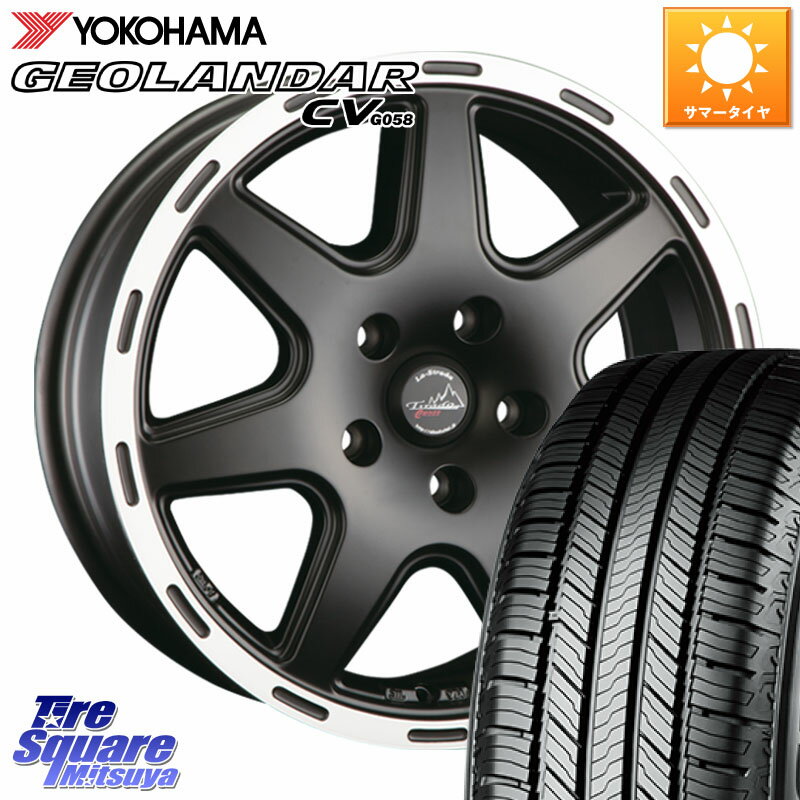阿部商会 TIRADO CROSS ホイール 16インチ 16 X 6.5J(US) +40 5穴 110 YOKOHAMA R5711 GEOLANDAR CV G058 ヨコハマ 215/65R16