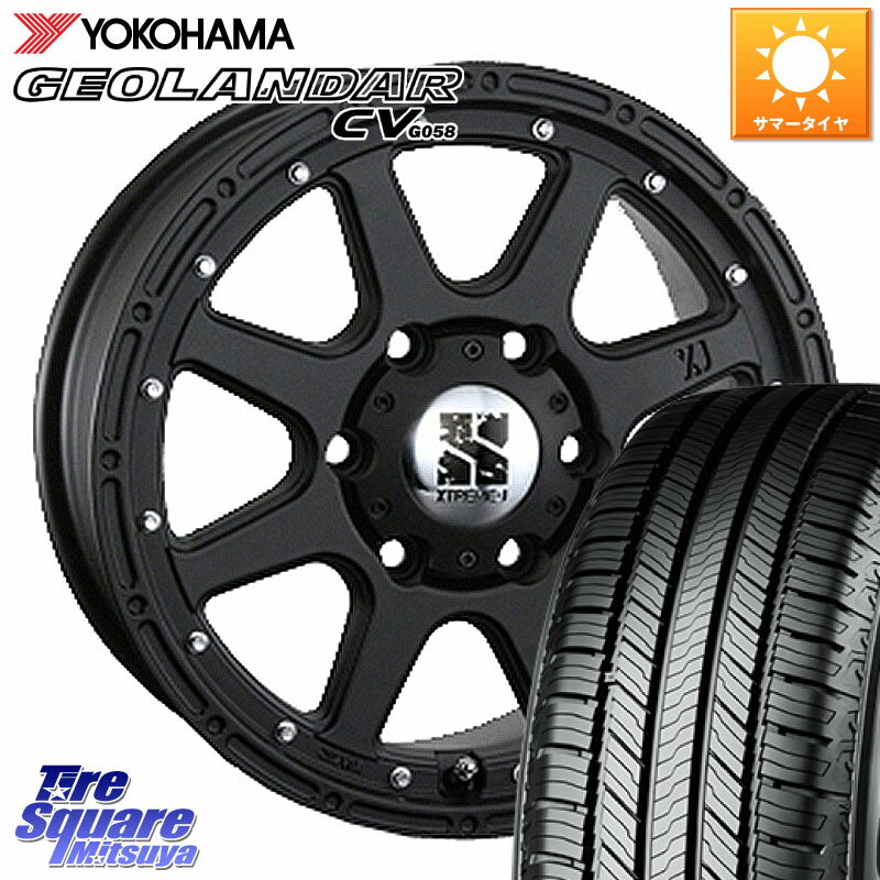 MLJ XTREME-J エクストリームJ ホイール 18インチ 18 X 8.0J(US) +25 6穴 139.7 YOKOHAMA R8088 GEOLANDAR CV G058 ヨコハマ 265/60R18