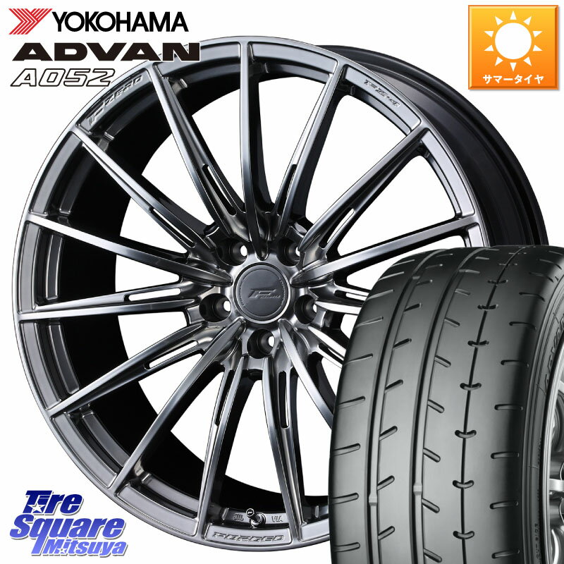 WEDS F ZERO FZ4 FZ-4 鍛造 FORGED 19インチ 19 X 8.0J(VAB 4POT) +45 5穴 114.3 YOKOHAMA R4965 ADVAN A052 アドバン サマータイヤ ヨコハマ 245/35R19 WRX STI アプライドA-C(ブレンボ4POTキャリパー)対応