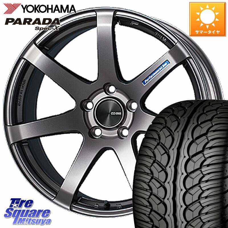 ENKEI エンケイ PerformanceLine PF07 DS ホイール 18 X 8.0J +45 5穴 114.3 YOKOHAMA F2318 PARADA Spec-X PA02 スペックX ヨコハマ 235/60R18 50系RAV4 CX-60 CX-80