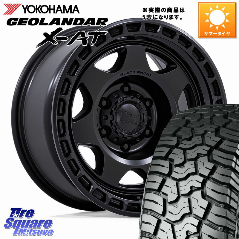 BLACK RHINO VOYAGER ホイール 17インチ◇参考画像 17 X 8.5J +0 5穴 127 YOKOHAMA E4933 GEOLANDAR X-AT G016 35X12.5R17 ヨコハマ 35X/12.50R17 クライスラー ジープ ラングラー JK系 クライスラー ジープ ラングラー JL系