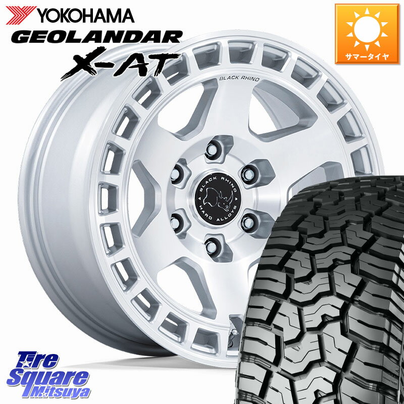 BLACK RHINO BAHARI バハリ ホイール 17インチ 17 X 8.5J +25 6穴 139.7 YOKOHAMA E5431 GEOLANDAR X-AT G016 ヨコハマ 275/70R17