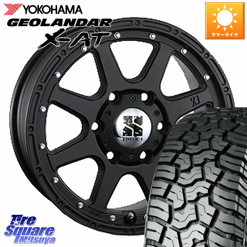 MLJ XTREME-J エクストリームJ ホイール 18インチ 18 X 8.0J(US) +25 6穴 139.7 YOKOHAMA E5166 GEOLANDAR X-AT G016 ヨコハマ 285/60R18