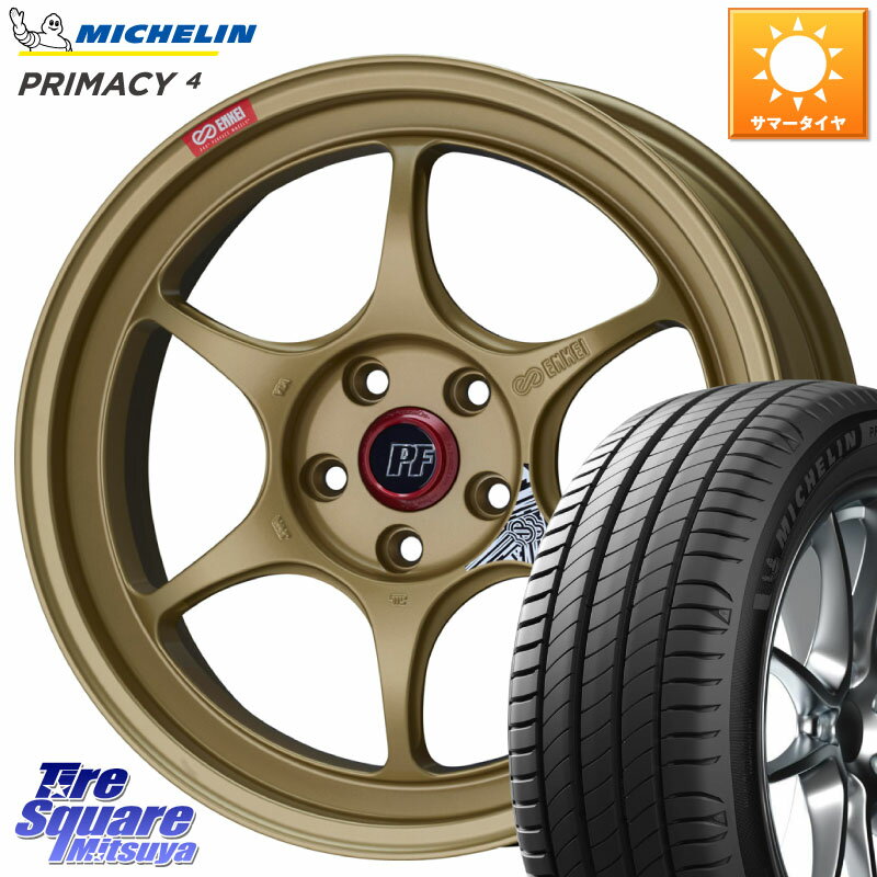 ENKEI エンケイ PerformanceLine PF06 ホイール 18インチ 18 X 8.0J +45 5穴 114.3 ミシュラン PRIMACY4 プライマシー4 98W XL S1 正規 235/45R18 CY2アコード 70系カムリ