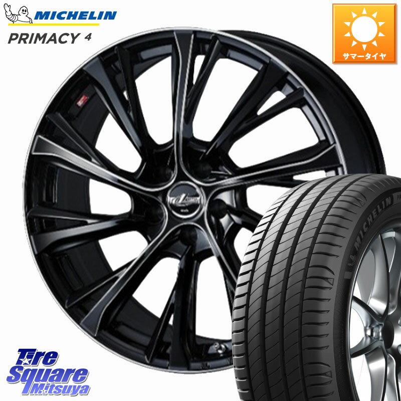 WEDS LEONIS JG レオニスJG ホイール 18インチ 18 X 8.0J +42 5穴 114.3 ミシュラン PRIMACY4 プライマシー4 100Y XL MO 正規 245/45R18