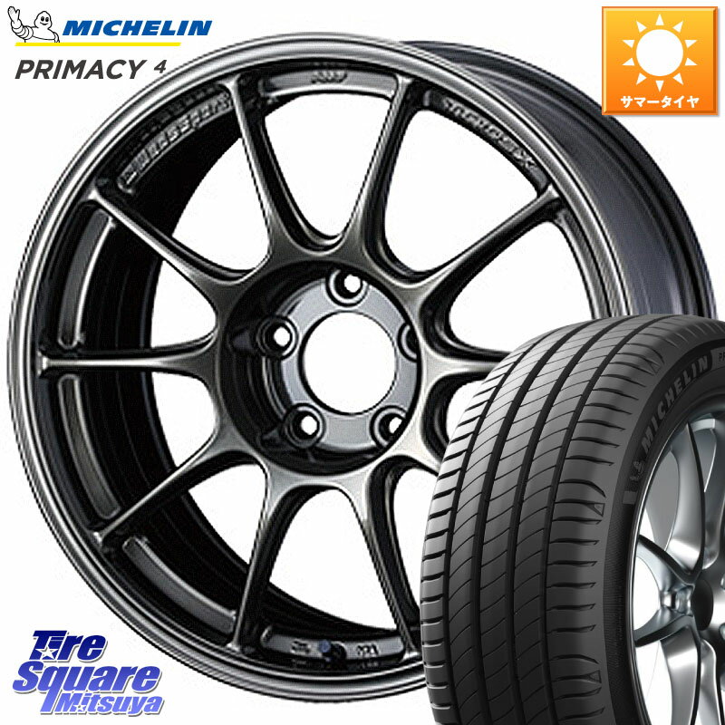 WEDS 73535 TC105X EJ ウェッズ スポーツ ホイール 18インチ 18 X 8.5J +43 5穴 114.3 ミシュラン PRIMACY4 プライマシー4 98W XL VOL 正規 235/45R18 CY2アコード