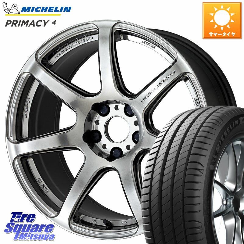 WORK ワーク EMOTION エモーション T7R 18インチ 18 X 8.5J +45 5穴 114.3 ミシュラン PRIMACY4 プライマシー4 100Y XL MO 正規 245/45R18