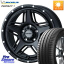 WEDS 40537 マッドヴァンス MUD VANCE 07 BK 17インチ 17 X 7.0J +40 5穴 114.3 ミシュラン ●サマーセール● P...
