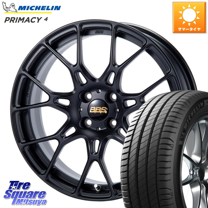 ASSO BBS INTERSPEED IS701 マットブラック 17 X 7.0J(ALFAROMEO MITO 955) +35 4穴 98 ミシュラン PRIMACY4 プライマシー4 87W ST 正規 215/45R17 アルファロメオ MITO ミト