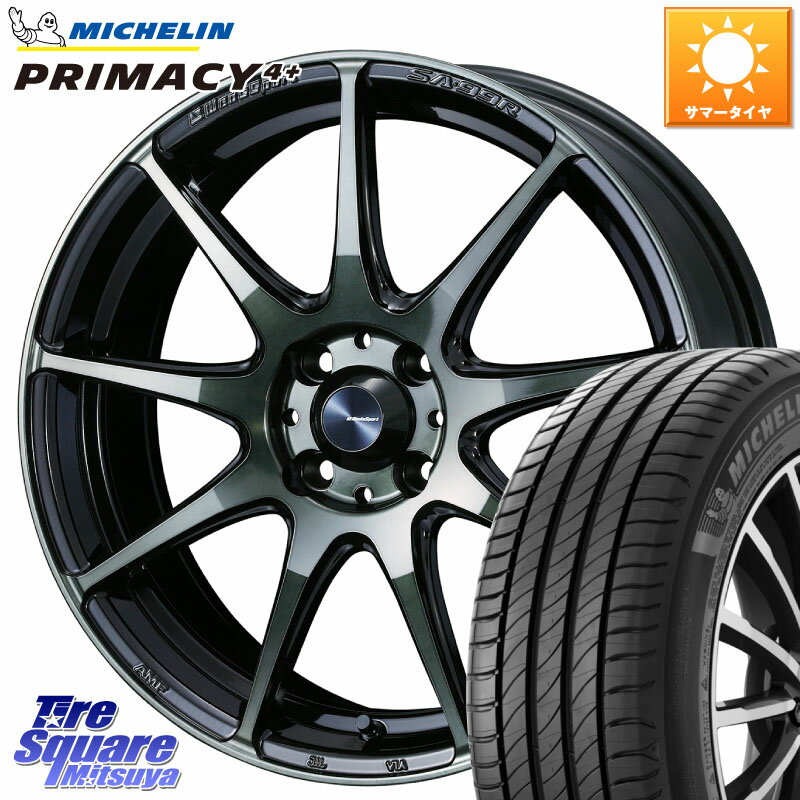 WEDS ウェッズ スポーツ SA99R SA-99R WBC 16インチ 16 X 6.5J +50 4穴 100 ミシュラン PRIMACY4+ プライマシー4+ 83W 正規 205/45R16