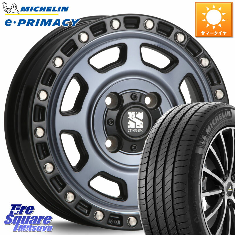 MLJ XJ07 XTREME-J 4H IND エクストリームJ 14インチ 14 X 4.5J +43 4穴 100 ミシュラン e PRIMACY Eプライマシー 79H XL 正規 155/65R14 N-BOX タント スペーシア サクラ ハイゼット アゲトラCustom車用※軽自動車専用ホイール※