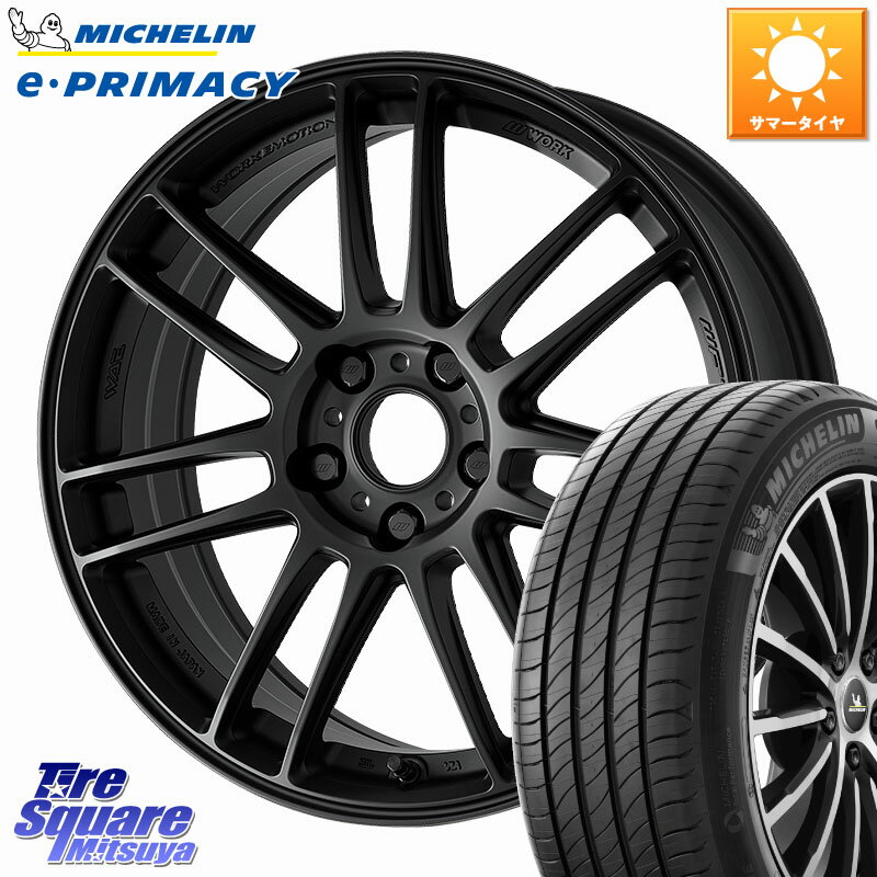 WORK EMOTION ZR7 ホイール 19インチ 19 X 8.0J +45 5穴 114.3 ミシュラン e PRIMACY Eプライマシー 99V VOL 正規 235/50R19 CX-5 CX-8 BT5レガシィアウトバック SL系フォレスター