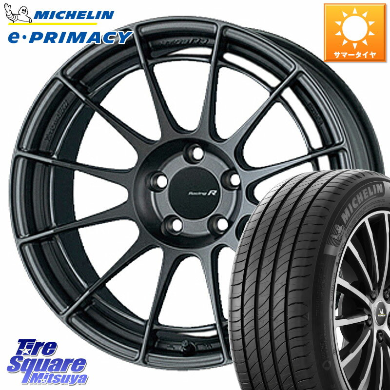 ENKEI エンケイ Racing Revolution NT03RR GM ホイール 18 X 8.0J +45 5穴 114.3 ミシュラン e PRIMACY Eプライマシー 102V XL 正規 225/55R18 デリカD:5 SL系フォレスター