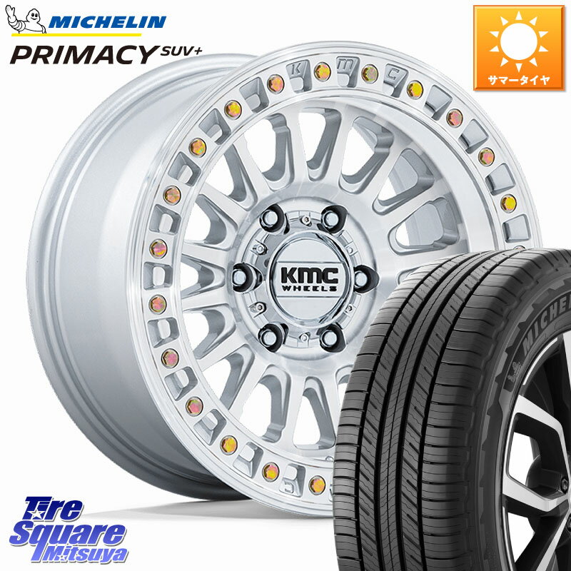 KMC KM552 IMS ホイール 17インチ 17 X 8.5J +25 6穴 139.7 ミシュラン PRIMACY プライマシー SUV+ 112H 正規 265/65R17 150系ランドクルーザープラド トライトンGSR