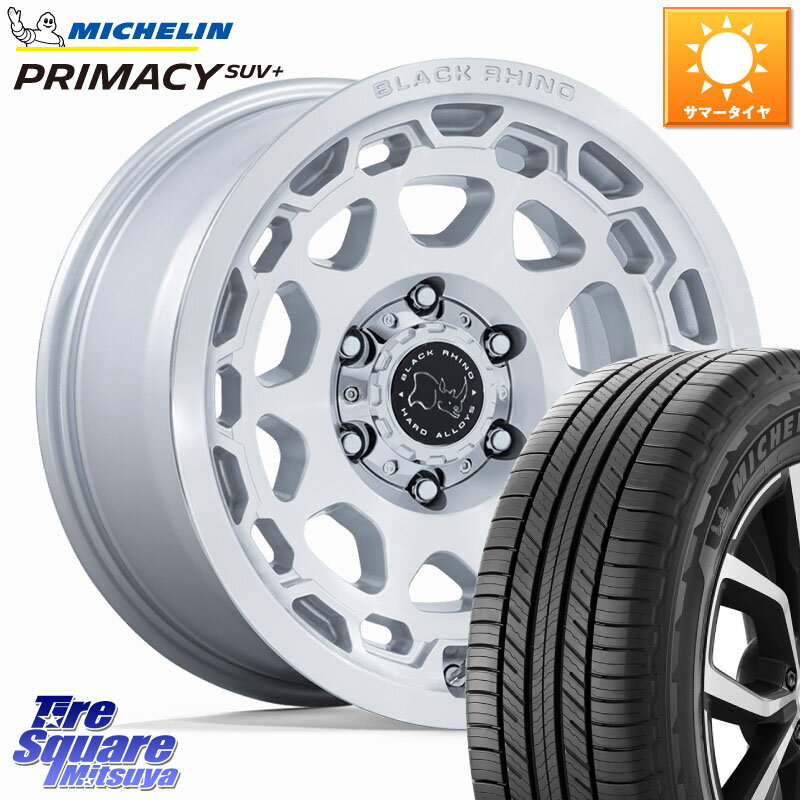 BLACK RHINO CONGO コンゴ ホイール 17インチ 17 X 8.5J +35 6穴 139.7 ミシュラン PRIMACY プライマシー SUV+ 112H 正規 265/65R17 トライトンGSR