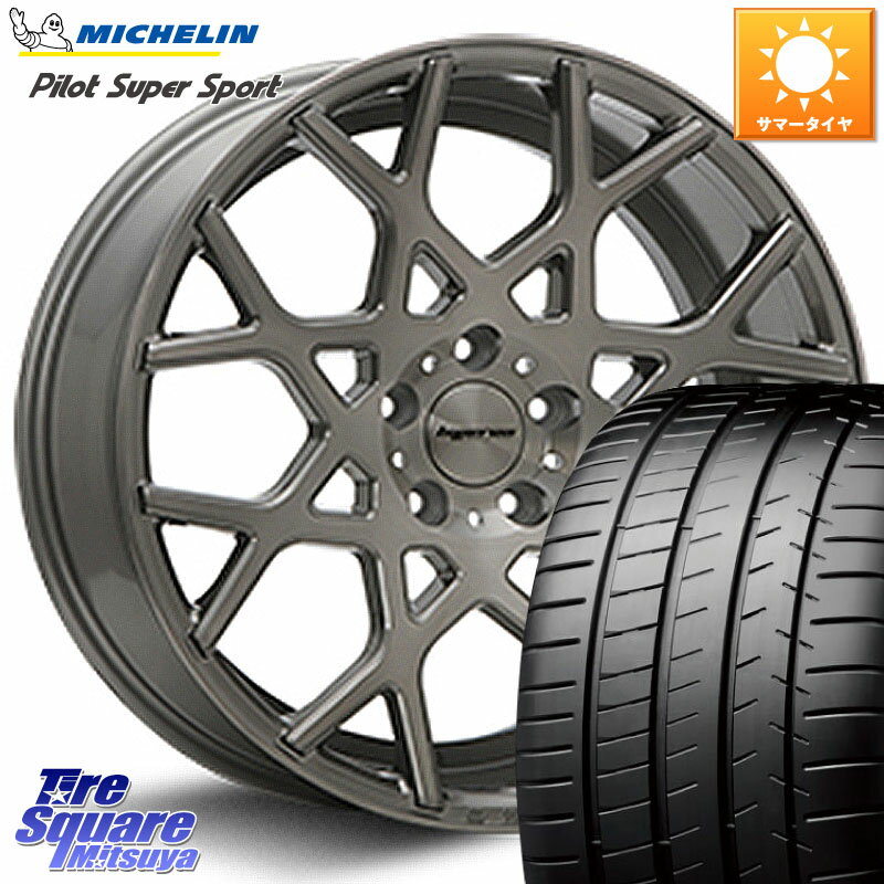 MLJ huperion ハイペリオン CVZ ホイール 20インチ 20 X 8.5J +35 5穴 114.3 ミシュラン パイロットスーパースポーツ (99Y) XL ★ 正規 245/40R20 30系アルファード 30系ヴェルファイア 20系アルファード