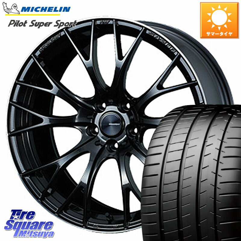 WEDS 72785 SA-20R ウェッズ スポーツ ホイール 19インチ 19 X 8.5J(VAB 4POT) +45 5穴 114.3 ミシュラン パイロットスーパースポーツ 93Y XL MO1 正規 245/35R19 WRX STI アプライドA-C(ブレンボ4POTキャリパー)対応