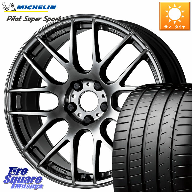 WORK ワーク EMOTION エモーション M8R GTK 19インチ 19 X 8.5J(VAB 4POT) +45 5穴 114.3 ミシュラン パイロットスーパースポーツ (93Y) XL ★ 正規 245/35R19 WRX STI アプライドA-C(ブレンボ4POTキャリパー)対応