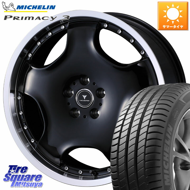 WEDS NOVARIS ASSETE D1 ホイール 18インチ 18 X 8.0J +42 5穴 114.3 ミシュラン PRIMACY3 プライマシー3 100Y XL ★ MO 正規 245/45R18