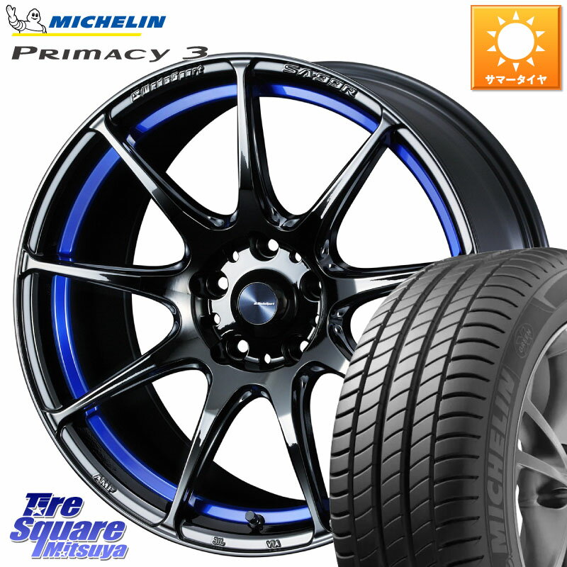 WEDS ウェッズ スポーツ SA99R SA-99R 18インチ 18 X 8.0J +42 5穴 114.3 ミシュラン PRIMACY3 プライマシー3 100Y XL AO 正規 245/45R18