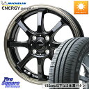 HotStuff G-SPEED P-08 サイズ限定特価● ホイール 14インチ 14 X 4.5J +45 4穴 100 ミシュラン ENERGY SAVE...