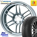 ミシュラン CROSSCLIMATE2 クロスクライメイト2 オールシーズンタイヤ 98Y XL 正規 225/50R17 ENKEI エンケイ Racing ...