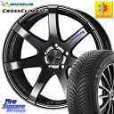 ミシュラン CROSSCLIMATE2 クロスクライメイト2 オールシーズンタイヤ 98V 正規 225/55R18 ENKEI エンケイ Performanc...