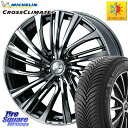 ミシュラン CROSSCLIMATE2 クロスクライメイト2 オールシーズンタイヤ 96Y XL 正規 235/40R19 WEDS ウェッズ weds レオニス LEONIS FS 19インチ 19 X 8.0J +43 5穴 114.3 CY2アコード 70系カムリ