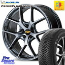 ミシュラン CROSSCLIMATE2 SUV クロスクライメイト2 SUV オールシーズンタイヤ 95W 正規 225/50R18 MANARAY MID RMP 025F RN(Rich Noir) ホイール 18インチ 18 X 7.0J +48 5穴 114.3 C-HR 50系エスティマ RV系ヴェゼル RC系オデッセイ後期 MAZDA6 BN・BL レガシィ