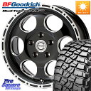 MEIWA Blood Stock One Piece ホイール 17インチ 17 X 8.0J +35 5穴 127 BF Goodrich マッドテレーン ...