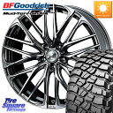 WEDS 38315 レオニス SK ウェッズ Leonis ホイール 17インチ 17 X 7.0J +42 5穴 114.3 BF Goodrich マッドテレーン KM3 TA T/A グッドリッチ Mud-Terrain T/A 255/65R17