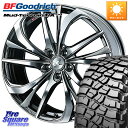 WEDS ウェッズ Leonis レオニス TE (BMCMC) ホイール 17インチ 17 X 7.0J +42 5穴 114.3 BF Goodrich マッドテレーン KM3 TA T/A グッドリッチ Mud-Terrain T/A 255/65R17