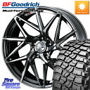 WEDS 40594 レオニス LEONIS IT 17インチ 17 X 7.0J +42 5穴 114.3 BF Goodrich マッドテレーン KM3 TA T/A グッドリッチ Mud-Terrain T/A 255/65R17