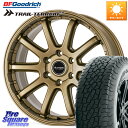 JAOS JAOS TRIBE CROSS ジャオス トライブ クロス GOLD 17インチ 17 X 8.0J +0 6穴 139.7 BF Goodrich Trail-Terrain TA トレイルテレーン T/A アウトラインホワイトレター 265/65R17