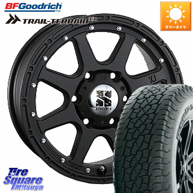MLJ XTREME-J エクストリームJ ホイール 18インチ 18 X 8.0J(US) +25 6穴 139.7 BF Goodrich Trail-Terrain TA トレイルテレーンT/A アウトラインホワイトレター 265/60R18