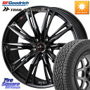 WEDS 40961 LEONIS レオニス GX ホイール 19インチ 19 X 8.0J +35 5穴 114.3 BF Goodrich Trail-Te...