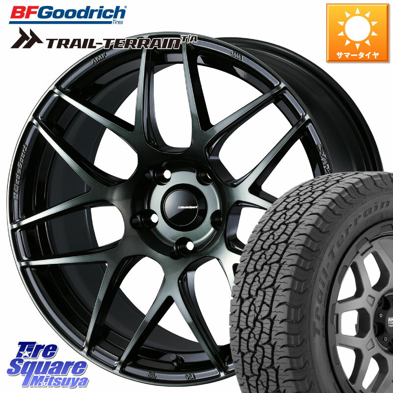 WEDS 74172 SA-27R ウェッズ スポーツ WBC ホイール 18インチ 18 X 7.5J +35 5穴 114.3 BF Goodrich Trail-Terrain TA トレイルテレーンT/A ブラックウォール 225/55R18 デリカD:5